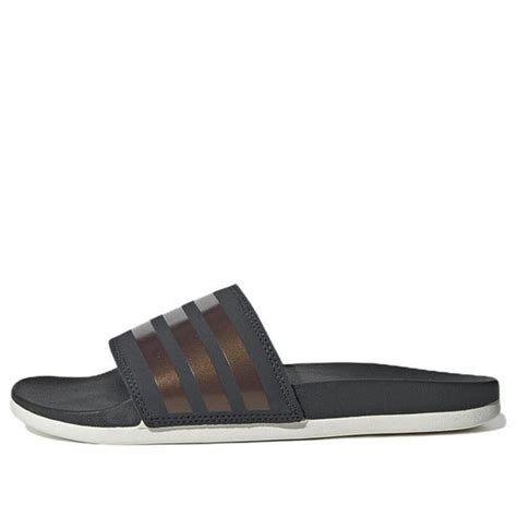 Wmns Adilette Comfort Slide '3 Stripes Shimmer 